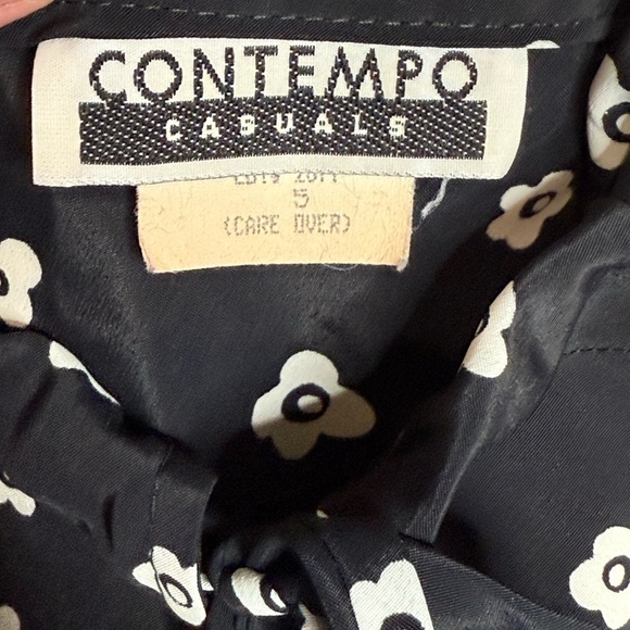 Vintage Dress from Contempo Casuals Womens Size 5 - Picture 4 of 7